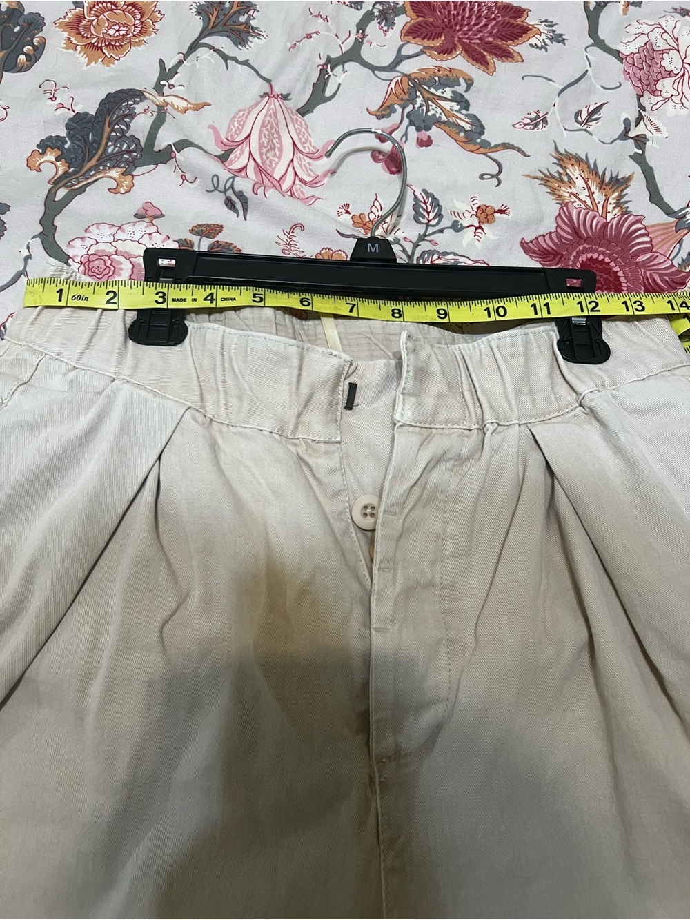 Free People Wide-Leg Pleated Pants in Beige - Picture 5 of 7